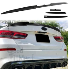 For Kia Optima Forte Sedan Black 53" Car Rear Roof Lip Spoiler Tail Trunk Wing