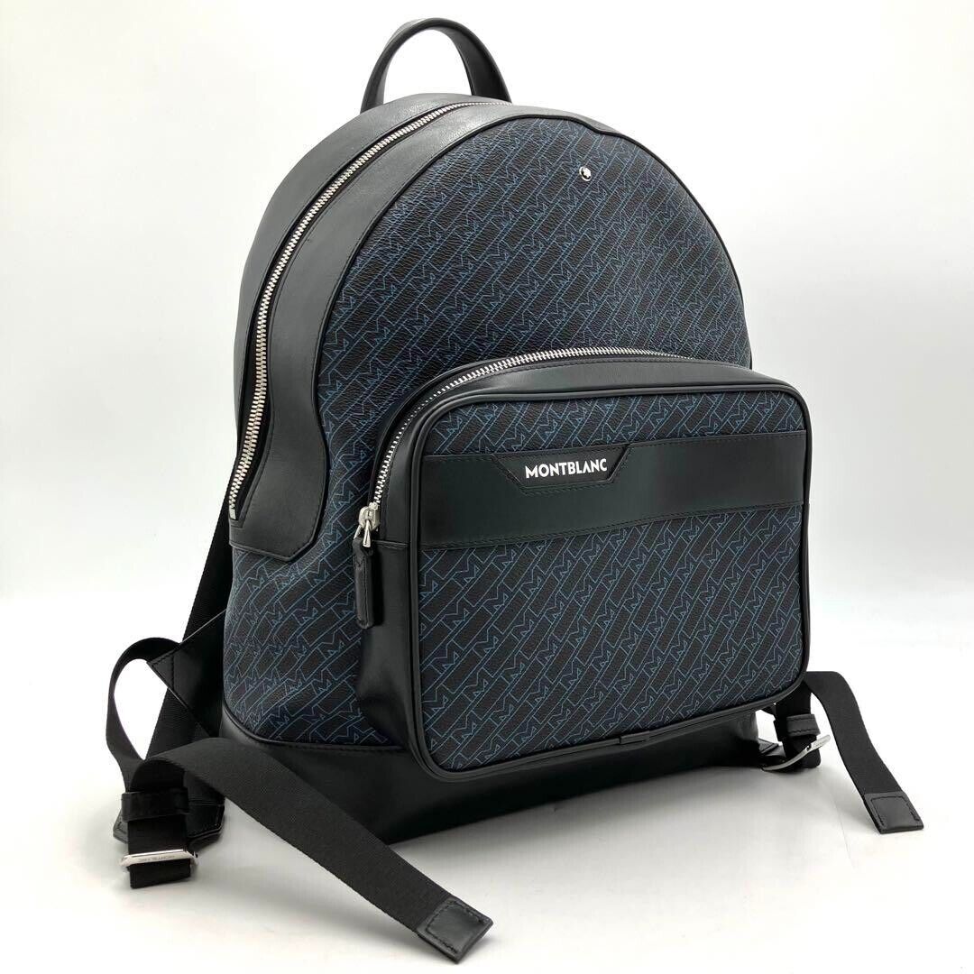Montblanc Backpack M GRAM 4810 All-over Logo PVC Leather Montblanc Backpack M GRAM 4810 All-over Logo PVC Leather