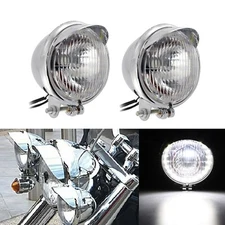 2x Motorcycle Passing Spot Fog Lights For Kawasaki Vulcan VN 900 1500 1600