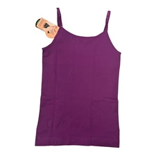 Shpaermint All Day Every Day Scoop Neck Cami Purple Size Large #62001