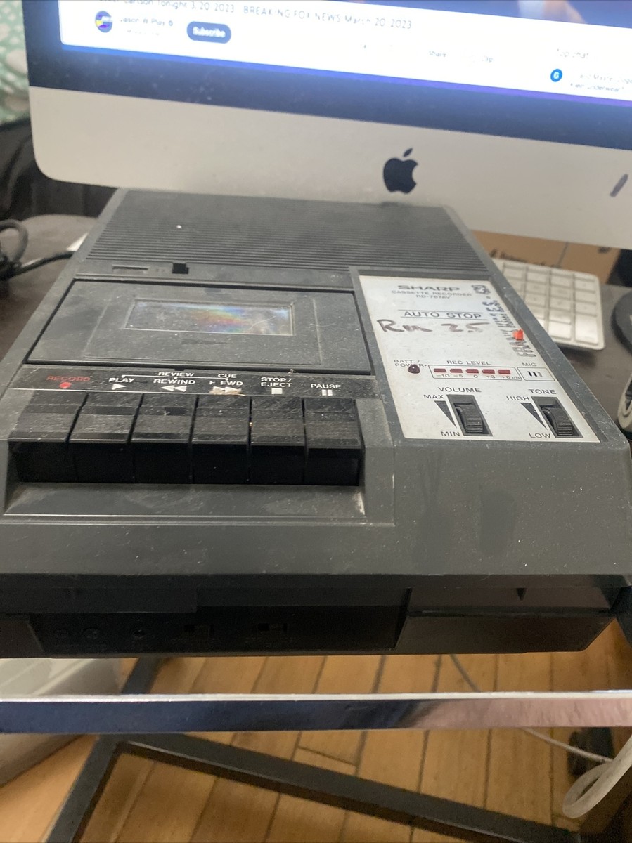 Vintage Sharp RD-767AV Cassette Player/Recorder | eBay