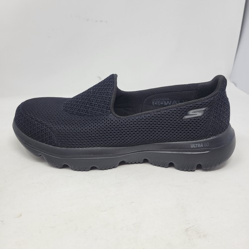 Skechers Go Walk Evolution Ultra Nero 15765 Slip On Taglia 7,5 - Foto 2 di 11