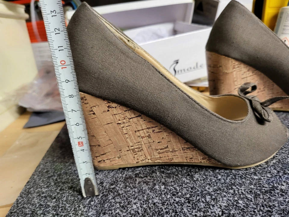 KORK Keilabsatz Pumps mit Schleife - Bild 4 von 4