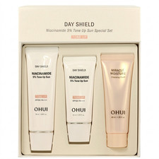O HUI Day Shield Niacinamide 5 Tone-Up Sun Special Set SPF50  50ml  30ml
