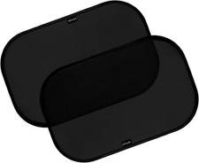 Car Window Shade for Baby - 2 Pack - Medium - 19" x 12" - Cling Car Sun Shade...