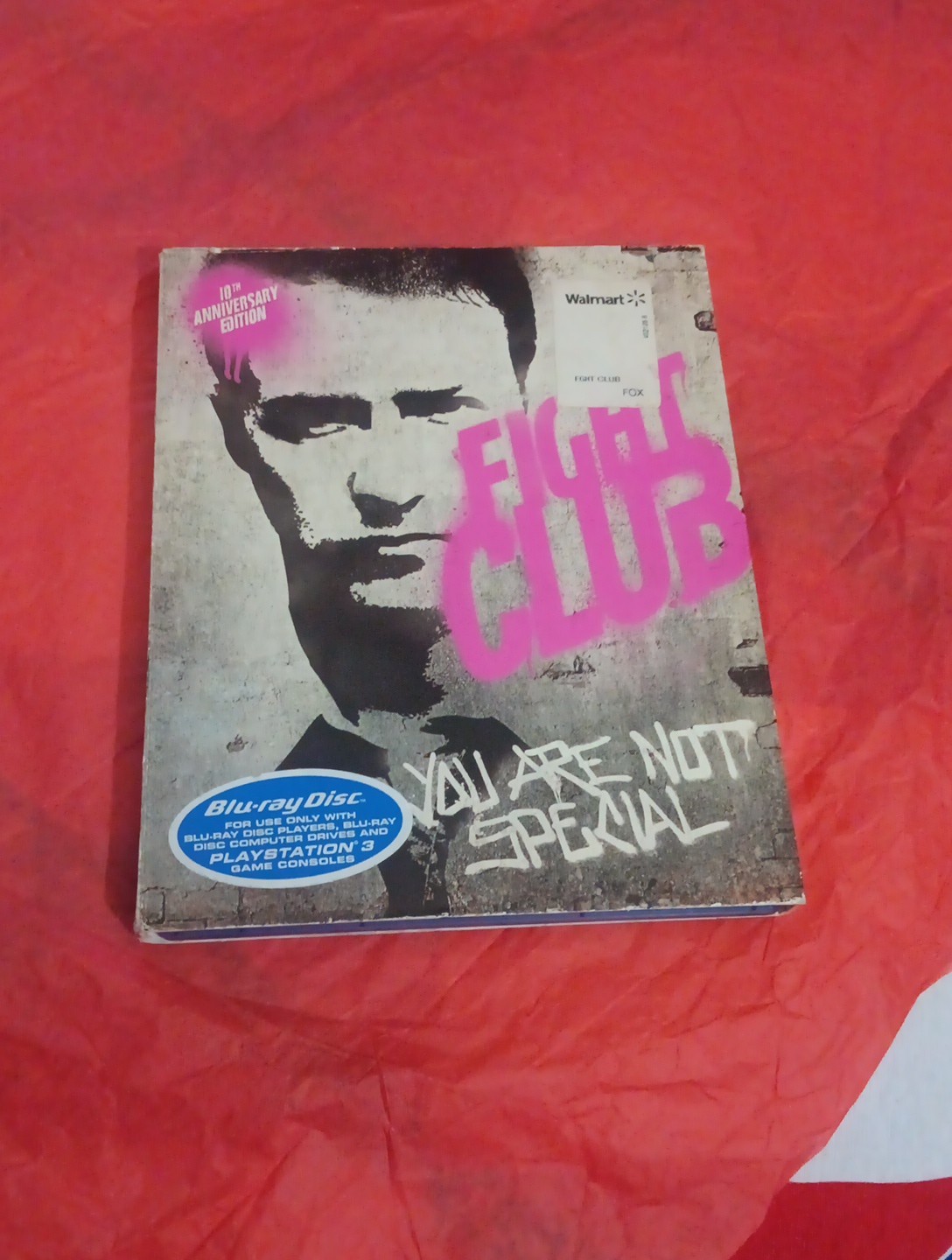 Fight Club Blu-ray Disc 2009 10th Anniversary Edition with Limited Art Sleeve