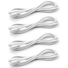 4Pack 7FT T5 T8 LED Tube Light Linkable Cord Double End Connector Extension