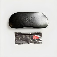 Ray Ban Universal Black Medium Hard Case for Eyeglasses  Reading Glasses Cloth