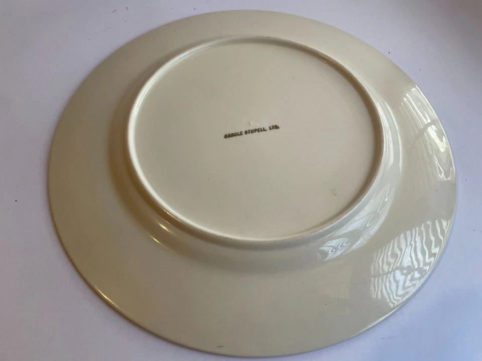 Carol Stupell Juego de 7 Platos 10 1/2" Verde con Blanco y Dorado Foto 4 de 4