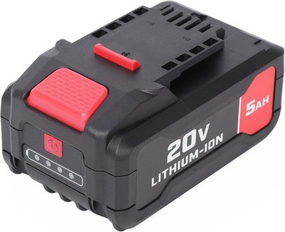 20V 5Ah Lithium-Ion Battery Pack for Bauer Tools - Extended Runtime & Fuel Gauge