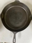 Wagner Ware vintage unmarked 14” Cast Iron Skillet #12 "B"