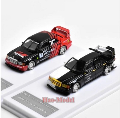 MJ 1/64 Mercedes-Benz 190E 2.5-16 EVO Car Model Simulation Alloy Diecast Gifts
