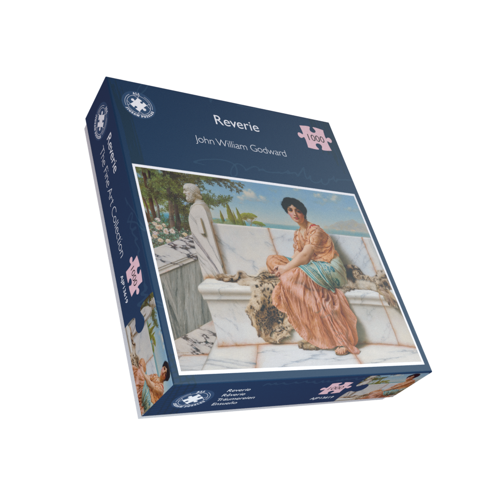 John William Godward 1000 Piece Jigsaw Puzzle – Elegant Fine Art Scene