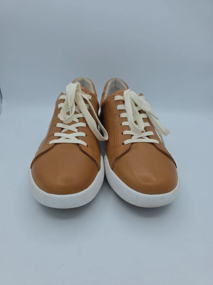 Josef Seibel Buttery Soft Camel Colored Leather Sneakers Claire 01 Women's Sz 39 - Image 3 of 4