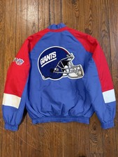 Vintage New York Giants Chalk Line Jacket 90s NFL Size M