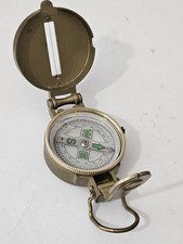 Vintage Brass Engineer  s Compass With Secure Closing Clasp.