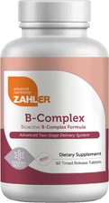 2 X Zahler B-Complex Bioactive B-Complex Formula -- 120 Time Release Tablets