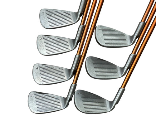 Ping G10 White Dot Iron Set 4-PW TFC129 I Stiff Flex Shafts Karma Grips - Picture 2 of 8