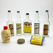 Vintage Beauty & Grooming Lot – Baker’s Hair Tonic, Mahdeen, Seaforth, Ramel