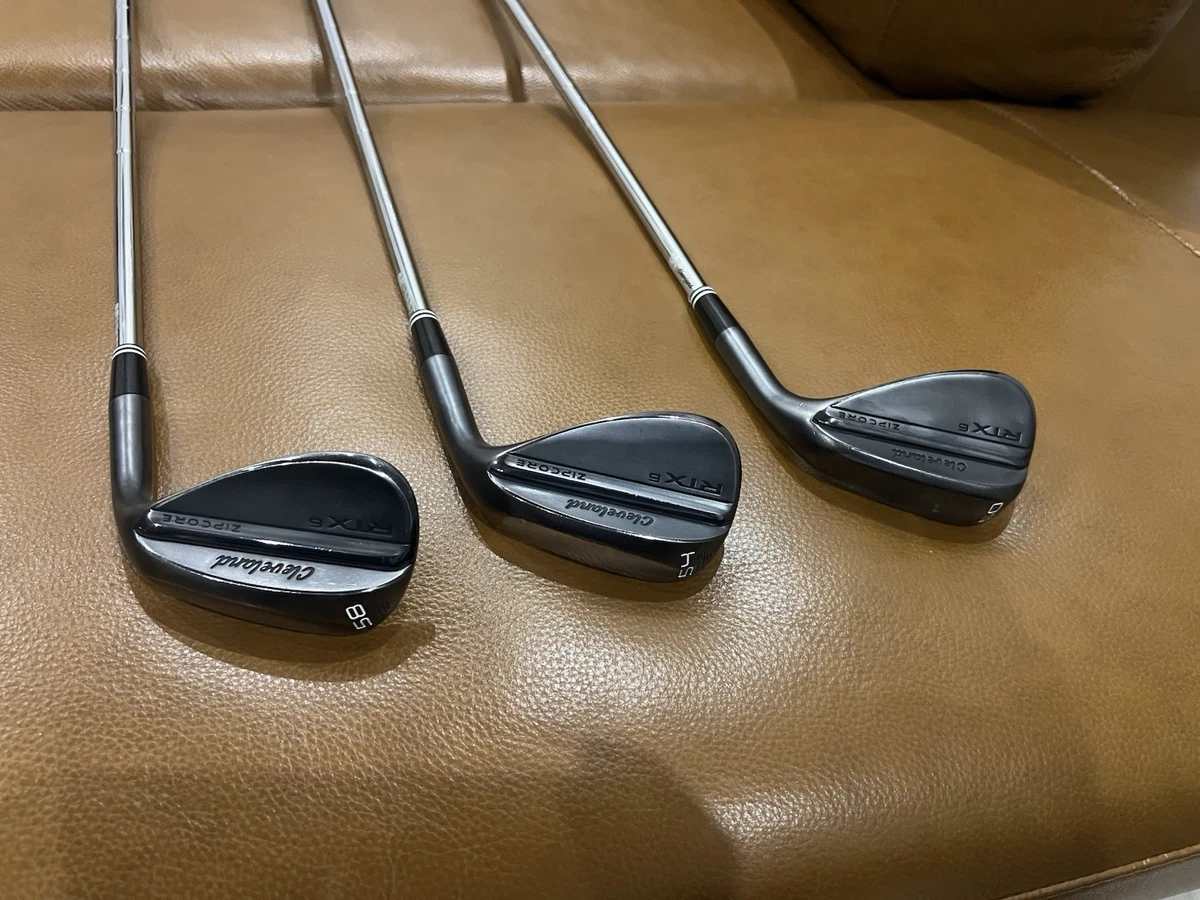 Cleveland RTX 6 Zipcore Black Satin Wedge Set 50, 54, 58 