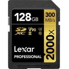 Lexar LSD2000128G-BNNNU Professional Sdxc Memory Card 2000x 128gb Class 10