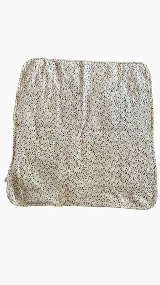 复古 Carter's 粉色花卉爱情毯 婴儿 心形 棉襁褓 Lovey — 第 3/4 张图片