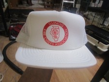 Vintage Illinois Fire Chiefs 5 Panel Snapback DA Foam Truckers Baseball Cap Hat