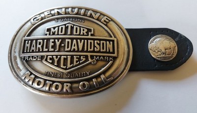 Org. Seltene  Harley Davidson  Gürtelschnalle m. Sturgis Signatur Fotos ansehen!