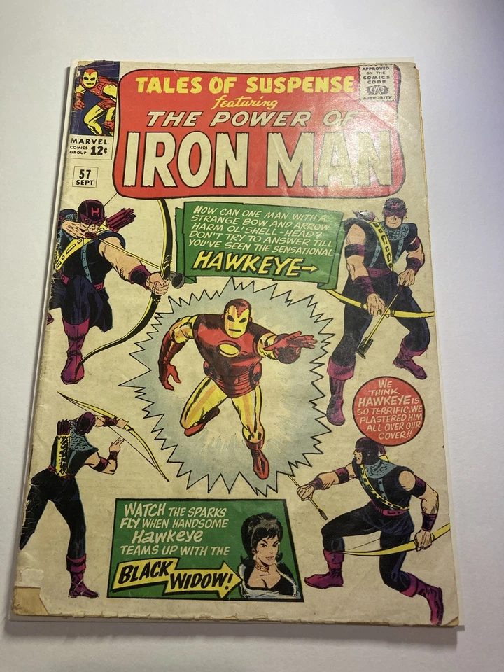 Tales of Suspense #57, septiembre de 1964, primera aparición de Hawkeye Foto 4 de 4