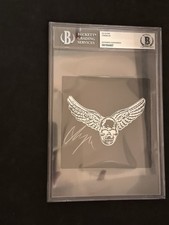 YUNGBLUD Signed Aerosmith CD Insert BAS Beckett Slabbed + Sealed CD One More Tim