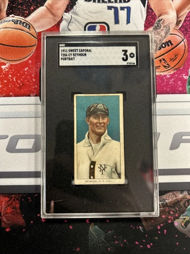 1911 Sweet Caporal T206 Cy Seymour Portrait SGC 3 New York 350-460/30 PF