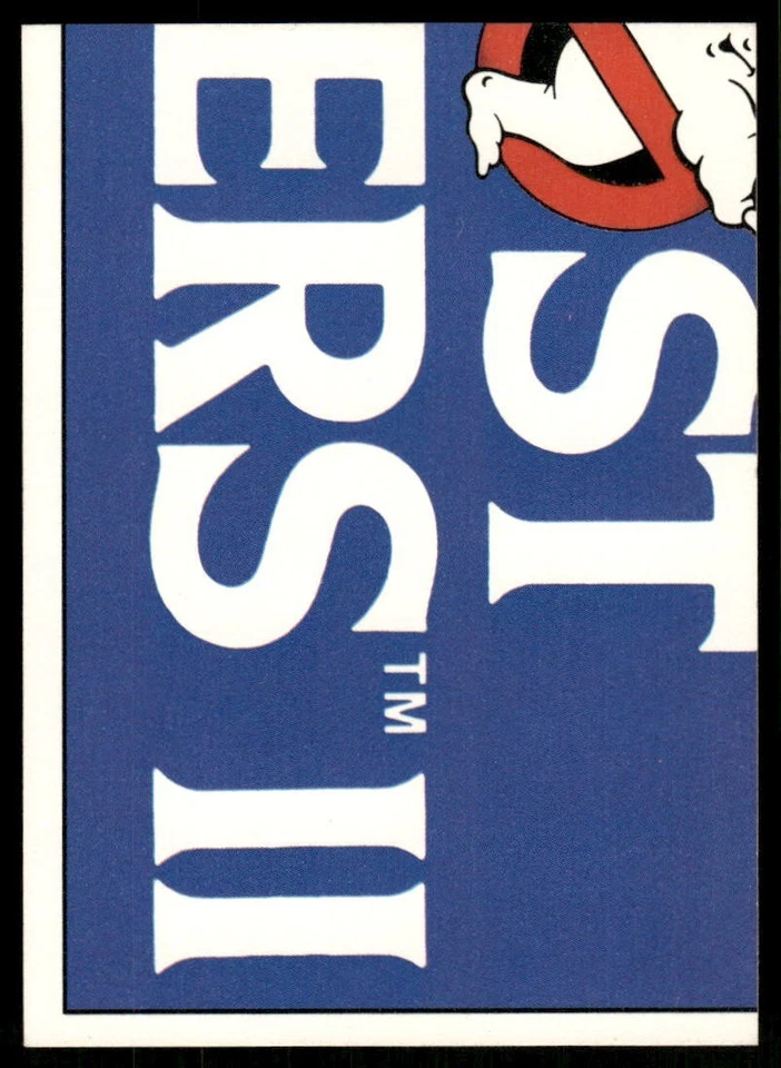 Ghostbusters 1989 Topps Sticker Card #9 (NM) - Image 2 of 2