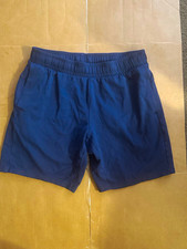 Member  s Mark Navy Blue Athletic Performance Shorts Size Medium 5  Inseam