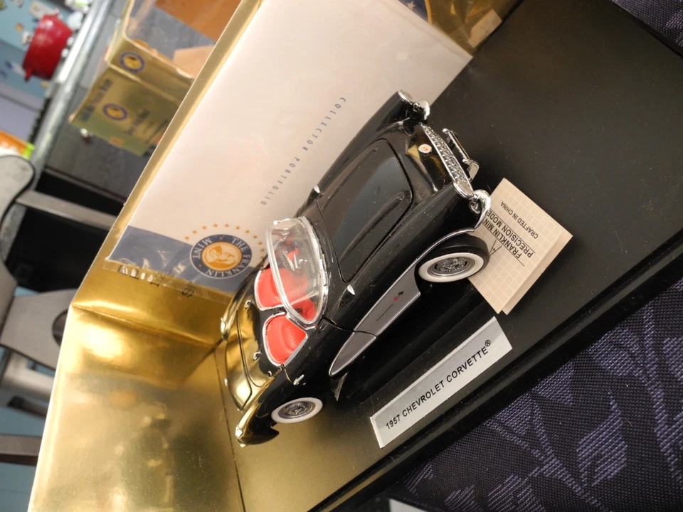 Chevrolet Corvette 1957 Franklin como nuevo muy raro, 1:24, ¡envío gratuito! Foto 4 de 4