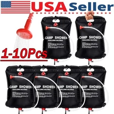 Solar Shower Bag 10 gallons/20L Solar Heating Camping Shower Bag for Camping Lot