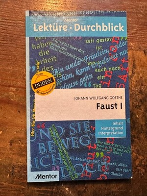 Johann Wolfgang Goethe: Faust I