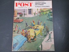 The Saturday Evening Post Magazine September 17 1955 Mystery Archie Moore