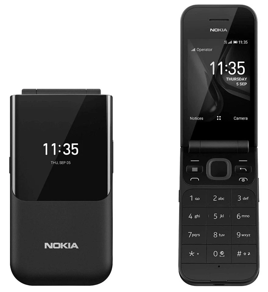 Nokia 2720 Flip 2G Dual SIM Unlocked, 2.8 Inch - Brand New Sealed Box - Black - Image 3 of 3