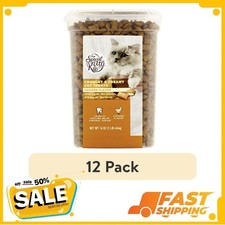 12 pack Special Kitty Crunchy Creamy Cat Treats Chicken Flavor, 16 oz