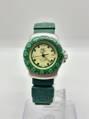 Exc+5] TAG Heuer Formula 1 372.508 Green Quartz Women's Watch
