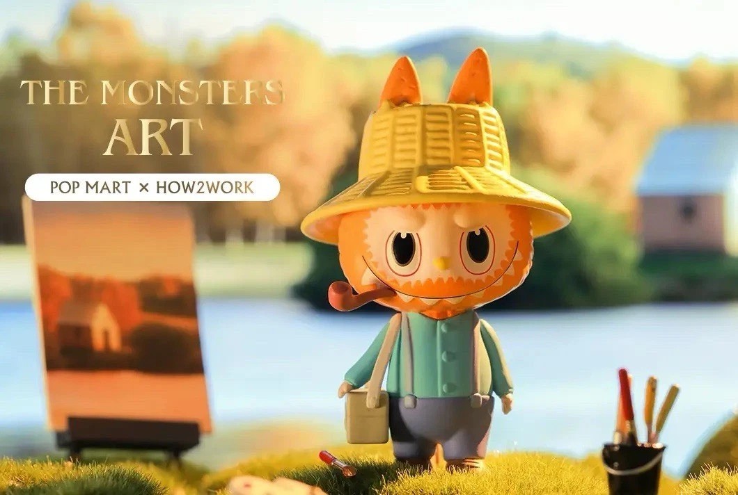 Labubu The Monsters Art Series Van Gogh idée cadeau esthétique pour artiste
