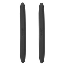 2pcs Car Door Edge Guards Protectors Silicone Side Doors Edge Trim Strip Black