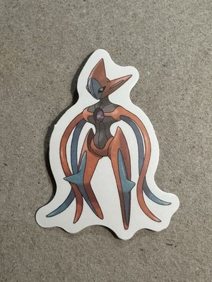 Pokemon Stickers Deoxys Attack Forme (Smaller Size)