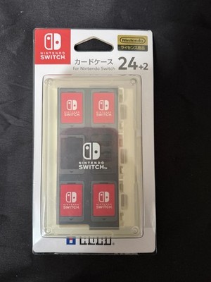 Hori Nintendo Switch Game Card Case Aufbewahrungsbox, Weiß, für 24 Spiele