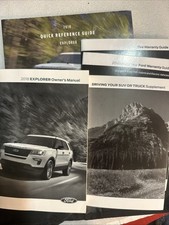 Ford Explorer 2018 manual del propietario con estuche y literatura