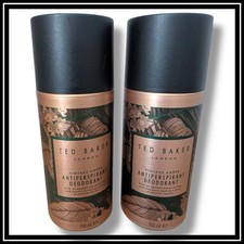 Ted Baker Vintage Amber Antiperspirant Deodorant 150ml X2 - New & Unused