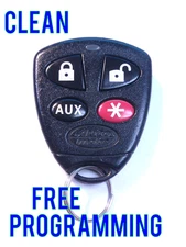 CLEAN AUTOMATE KEYLESS RED REMOTE FOB ALARM TRANSMITTER EZSDEI474V RPN 474A