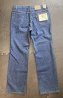 Vintage Levis 517 Boot Cut Orange Tab Jeans 38x32 Dark Wash Blue Deadstock NOS