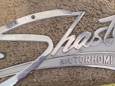 Vintage Shasta Trailer / Motor Home Metal Emblem Badge OEM