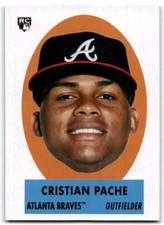 2021 TOPPS ARCHIVES 1963 PEEL-OFF CRISTIAN PACHE RC ATLANTA BRAVES #69PO-12